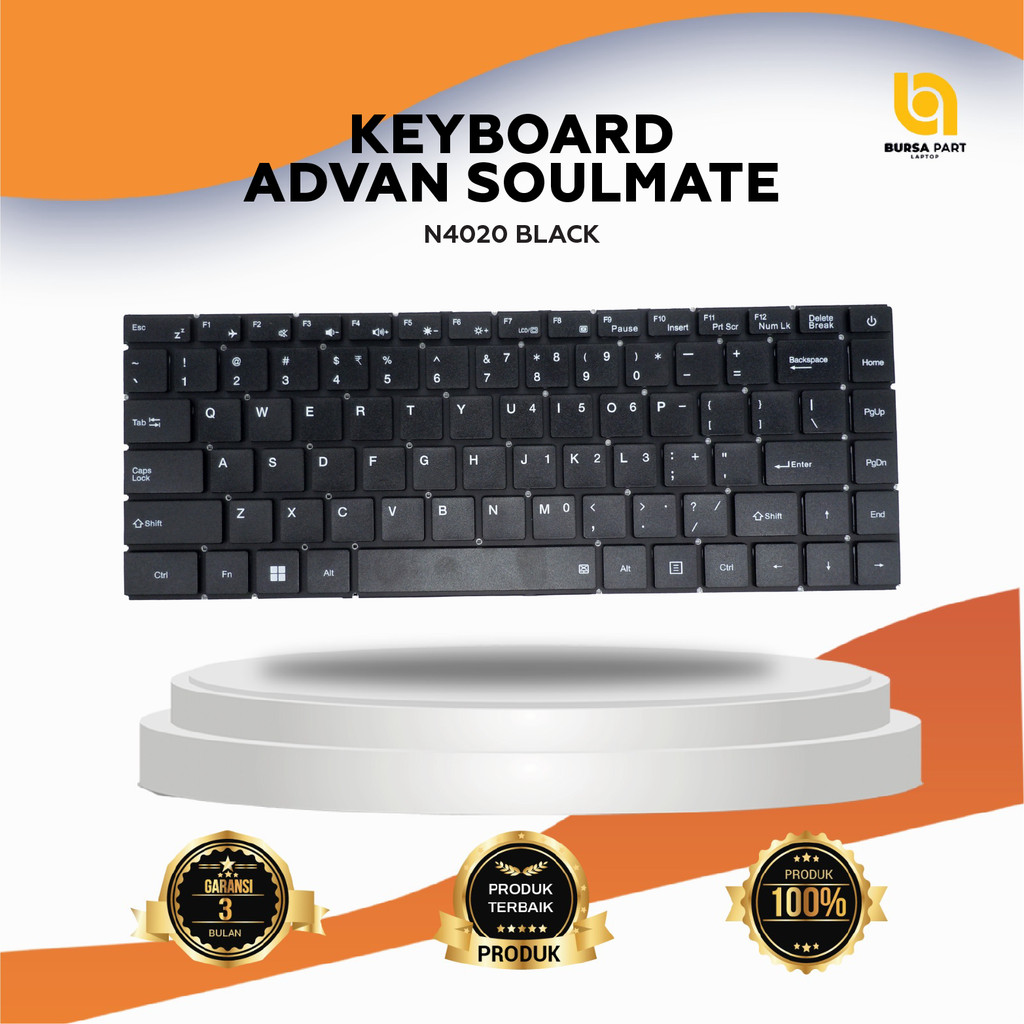 Keyboard Advan Soulmate N4020 Black