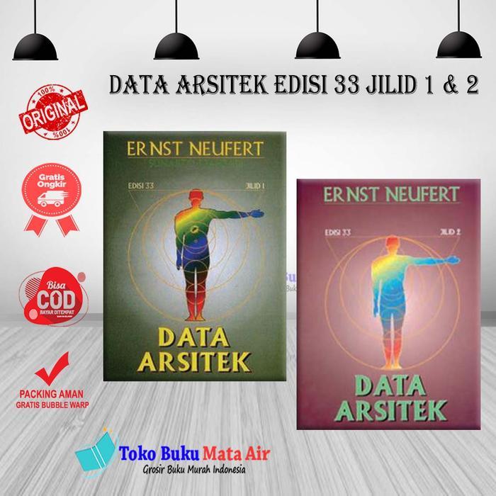 [ ORIGINAL ] DATA ARSITEK, ERNST NEUFERT EDISI 33 JILID 1