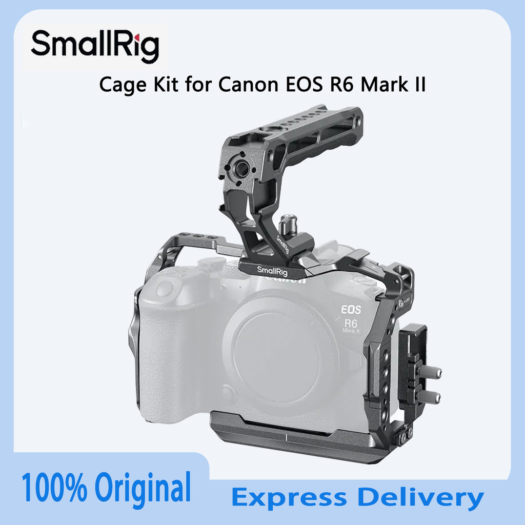 Original SmallRig 5197 Camera Cage Kit With USB C Cable Clamp Retractable Arca Swiss Base Plate For