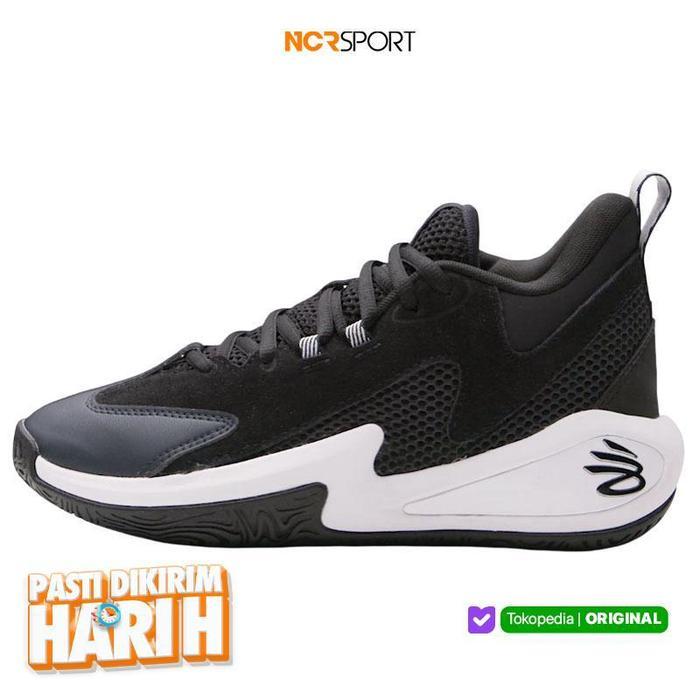 Sepatu Basket Under Armour Gs Curry 3Z 25 Sde Black - Anthracite Original 6001882-002 Co