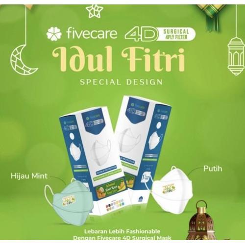 "New" Masker Fivecare 4d Edisi Lebaran / Fivecare 4D Masker Edisi Idul Fitri