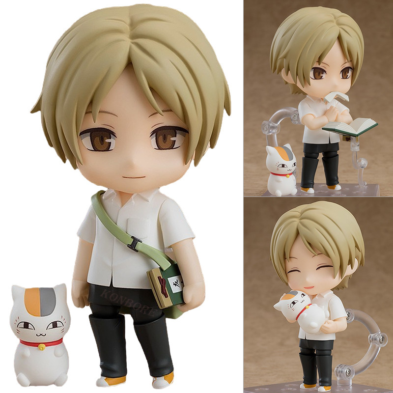 In Stock Yuujinchou Natsume Takashi Anime Figure Takashi Natsume & Nyanko Sensei Action Figure