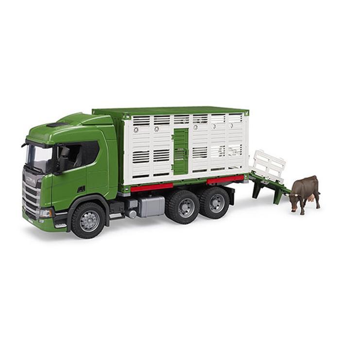 Bruder 3548 Scania Super 560R Cattle transportation - Diecast 1: 16 Mainan Miniatur Mobil Truk