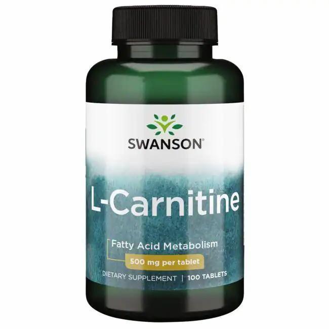Swanson L-Carnitine 500 Mg 100 Tablets
