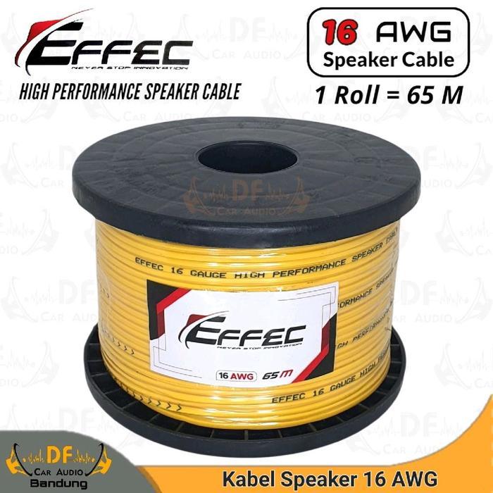 Kabel Speaker Effec 16 Awg ( 1 Roll = 65 M ) / Kabel Speaker Audio Mobil / Speaker Cable