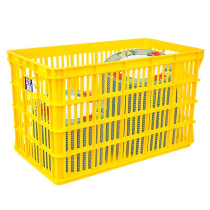 Green Leaf 2219 L Container Piring 11 Inch Lubang Plastik Industri Box