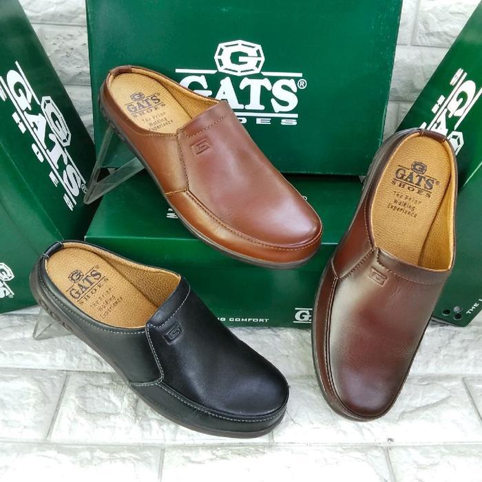 SENDAL SELOP GATS NB 0002 SENDAL BUSTONG KULIT PRIA ORIGINAL