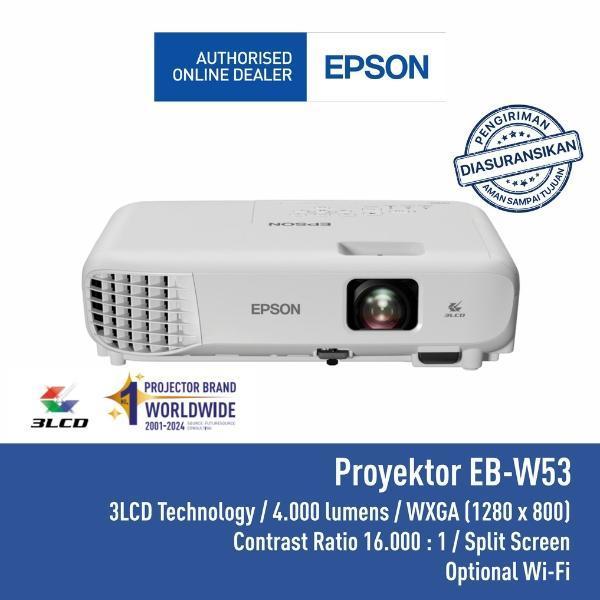 Proyektor Epson Eb-W53 Wxga 4000 Lumens