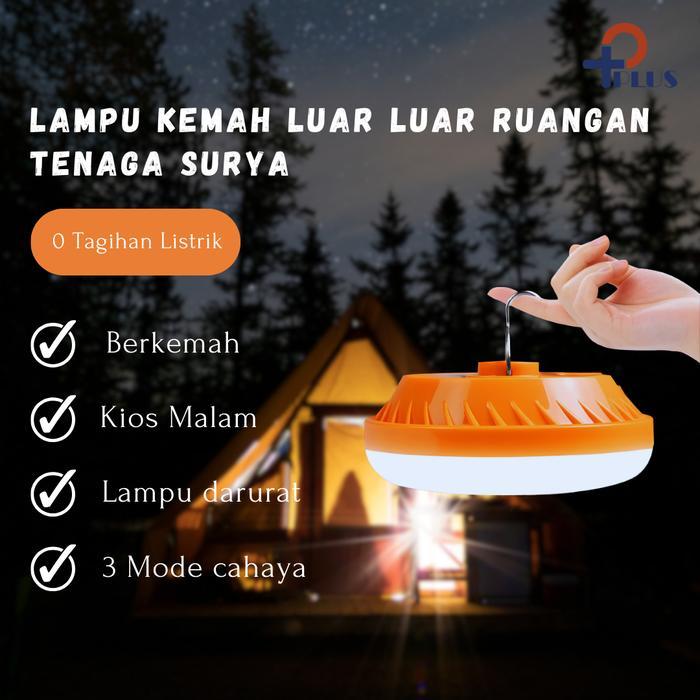 Lampu Emergency Tahan Lama LED 2 model Tenaga Surya Lampu Tenda Camping Tent LED Emergency Lamp