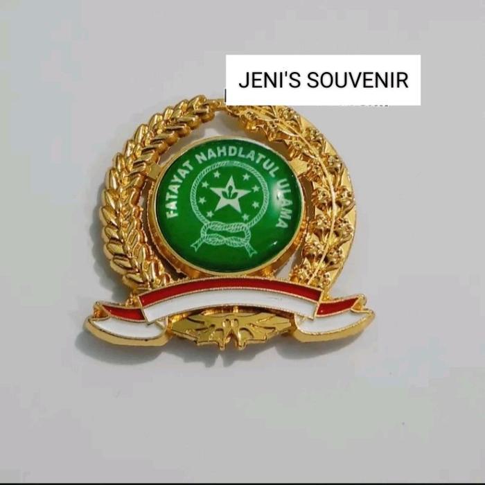 PIN FATAYAT NU - BROS FATAYAT NU Magnet Elegan Emas