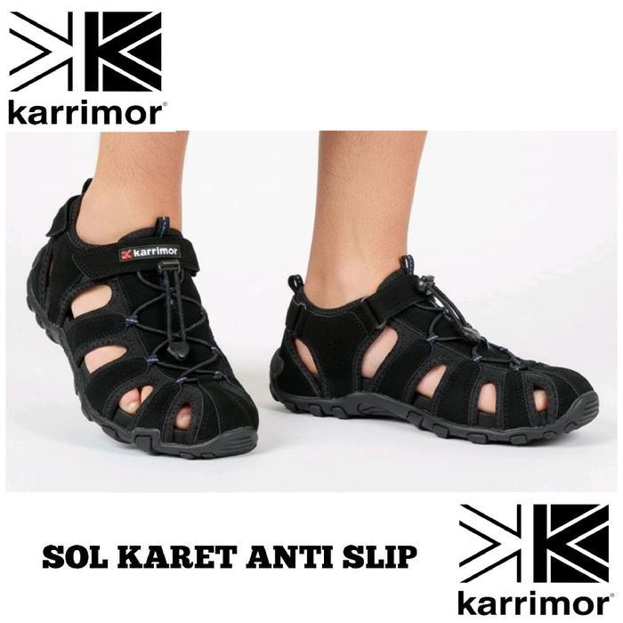 Compass - Sandal Gunung Outdoor Karrim0R Sol Karet Anti Slip / Sendal Sepatu Tracking Hiking Cowok