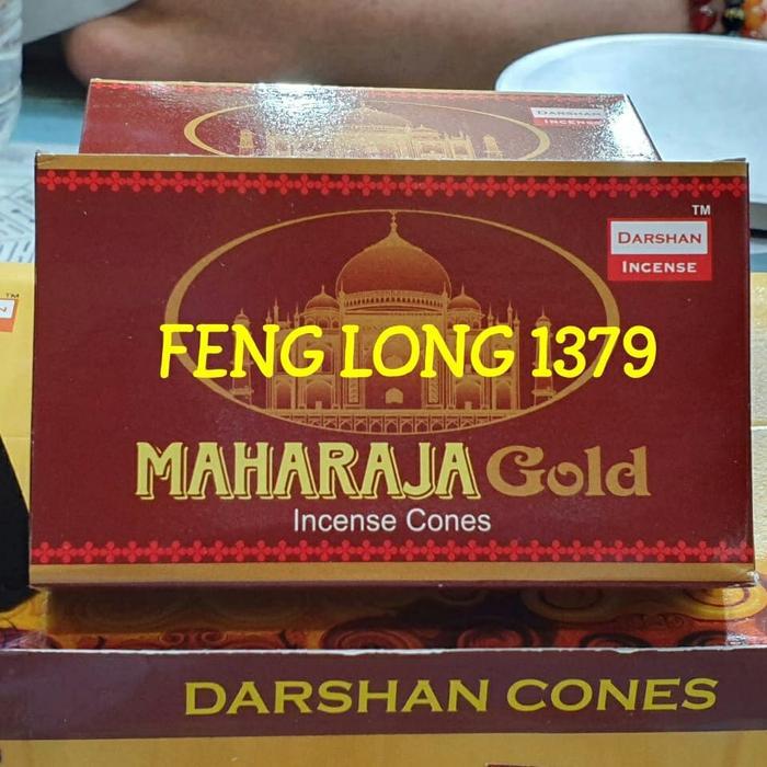 Dupa Kerucut Aromaterapi Maharaja Gold Incense Cones Maharaja Gold