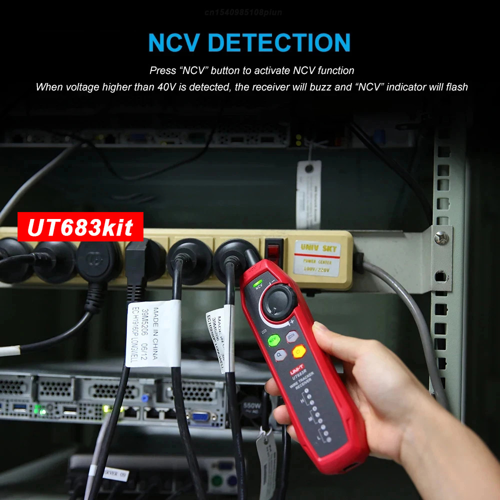 Electric Cable Tester UNI-T UT682D UT683kit Network Line Finder Wire Tracker UT685B Kit TDR Cable