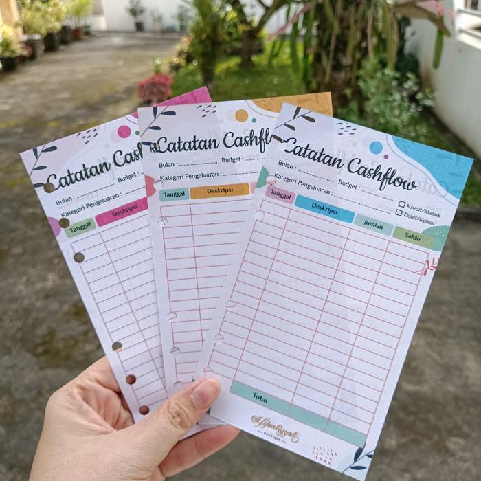 Terlaris Cashflow Catatan keuangan harian bulanan SALE