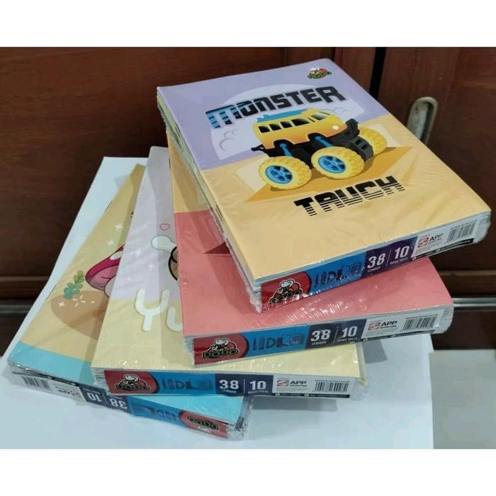 (ISI 10 PCS) BUKU TULIS MURAH / BUKU TULIS DODO By SIDU ISI 38 LEMBAR / BUKU TULIS MURAH GROSIR