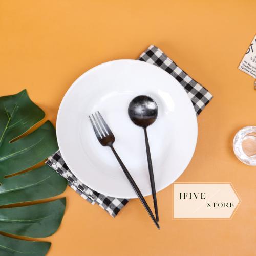 Piring Keramik Putih Piring Makan Polos Piring Putih 23cm