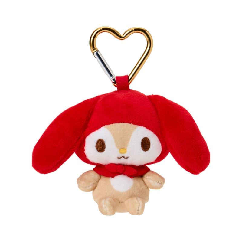 Little Forest Fellow Plush Keychain Mascot Heart Clip Cute Kawaii Women Bag Keychains Charm Key