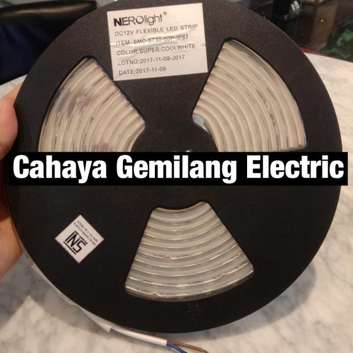 1511856 Lampu led strip nero nerolight dc 12v 12volt 5730 ip67 16w 16watt NRFTFD