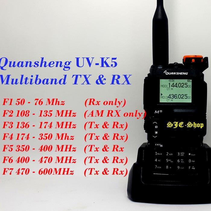 PROMO HT QUANSHENG UV-K5 MULTIBAND ORIGINAL QUALITY