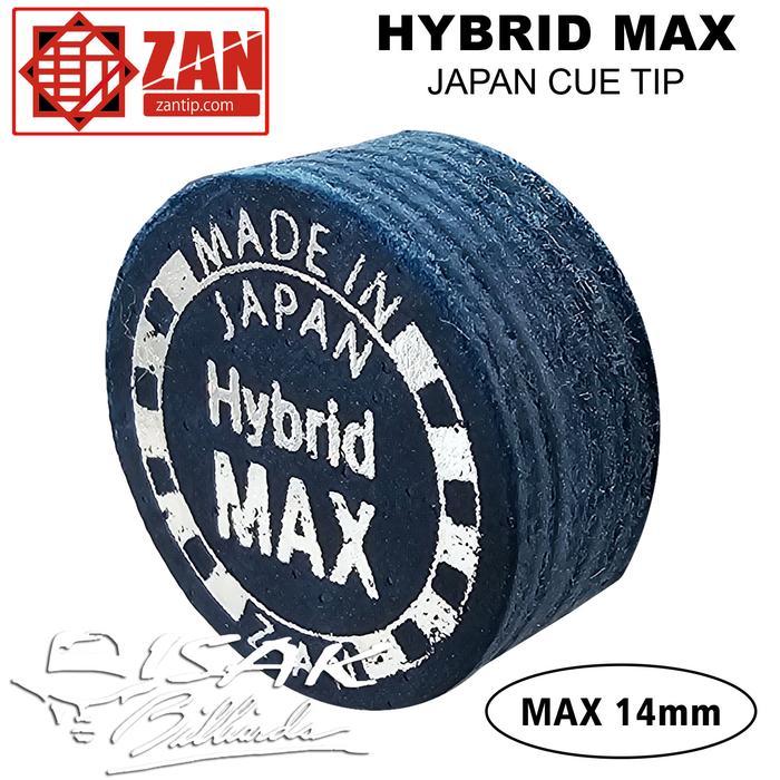 Zan Japan Laminated Cue Tip - Hybrid Max 14 Mm Billiard Tip Biliar