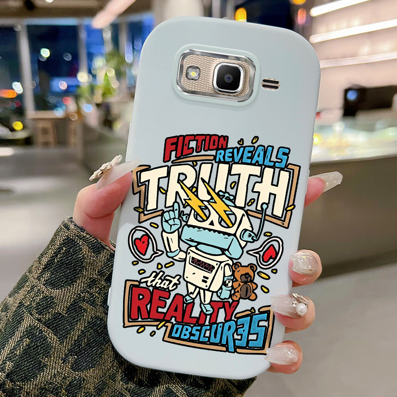 Casing Hp Untuk Samsung Galaxy J2 Prime J2 Ace A7 2018 Case robot Keren Biru Kasing Silicone lentur 