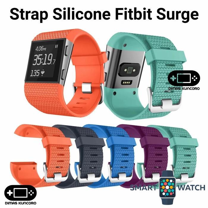 Stok Baru Strap Silicone Fitbit Surge Silikon Tali Jam Tangan Rubber Smartwatch