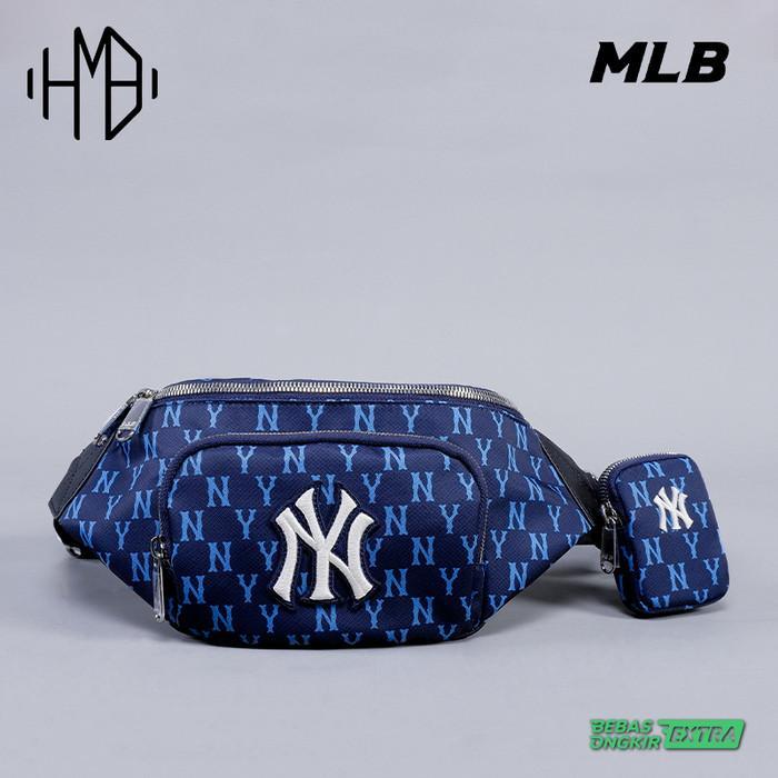 Mlb Korea Monogram Jacquard Waist Bag Ny Yankees Boston Red Sox Co