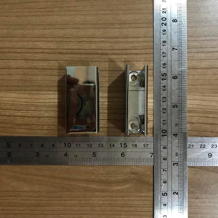 "New" Ambalan Klem Jepit Kaca 8 - 12 Mm Glass Clamp U Jepit Klem Kaca 12 Mm