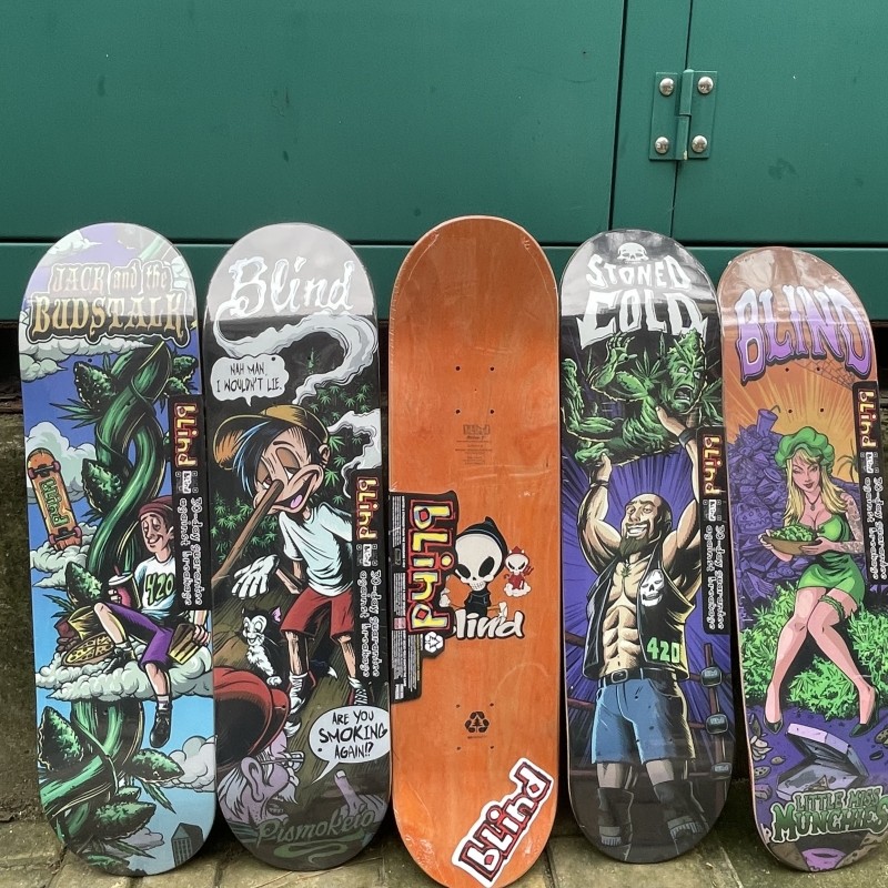 BLIND skateboard decks table 100% Canada maple 7 ply cold press Pro skate more size