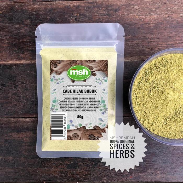 MSH CABE HIJAU BUBUK 50 GR