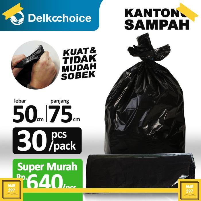 KANTONG PLASTIK SAMPAH JUMBO HITAM TEBAL