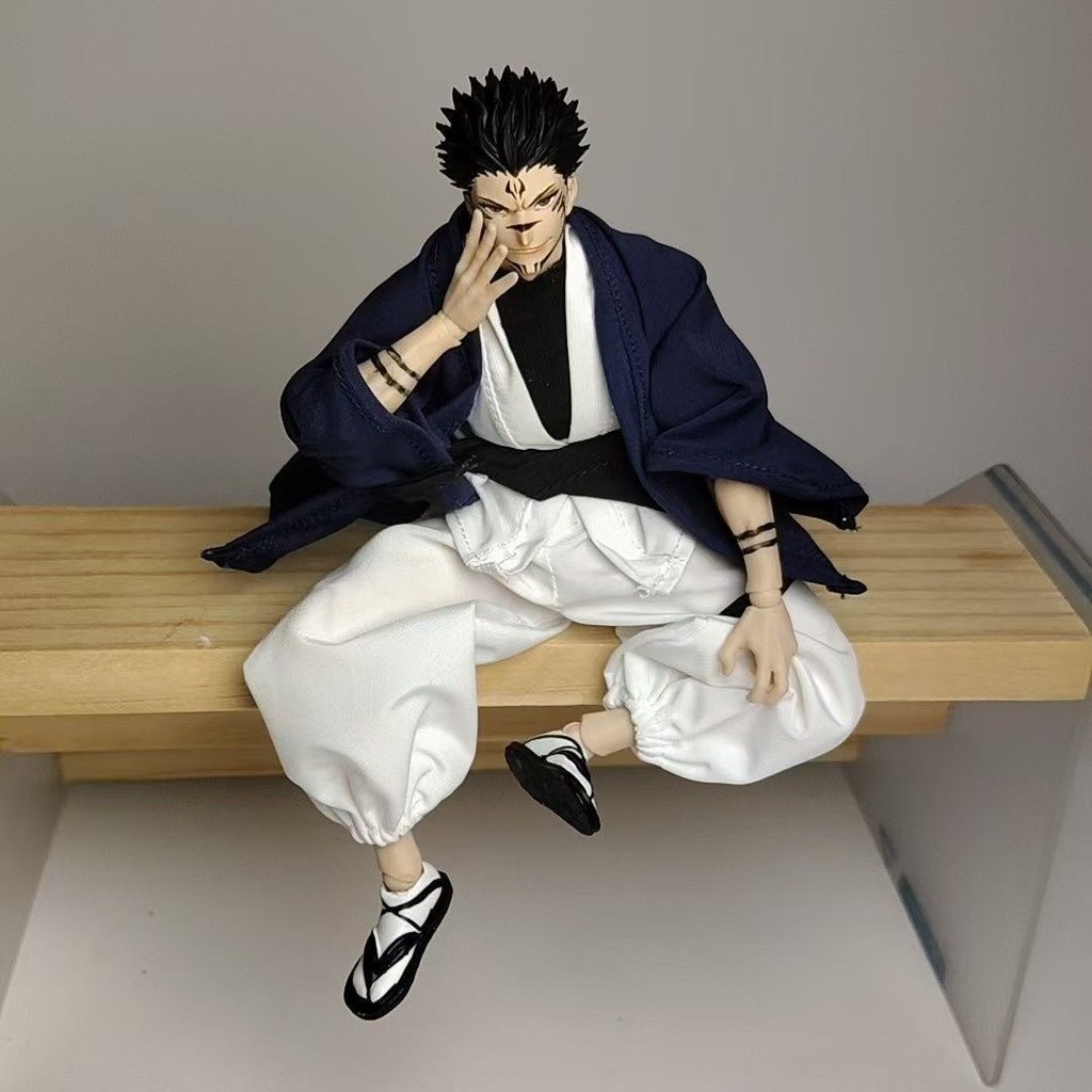 Jujutsu Kaisen SHF Ryomen Sukuna Gojo Battle Suit Cloth Clothes Anime Action Figure Toy Accessories