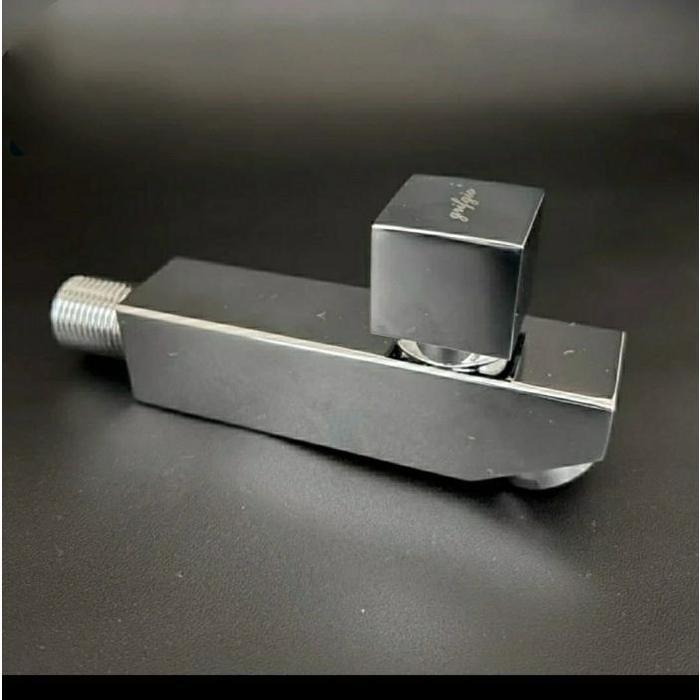 Keran Tembok Kotak Minimalis 8009-Kran Air wudhu taman tebal unik bras