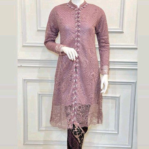 Tunik Brukat Pesta Kancing Seribu // Tunik Wisuda // Tunik Pesta