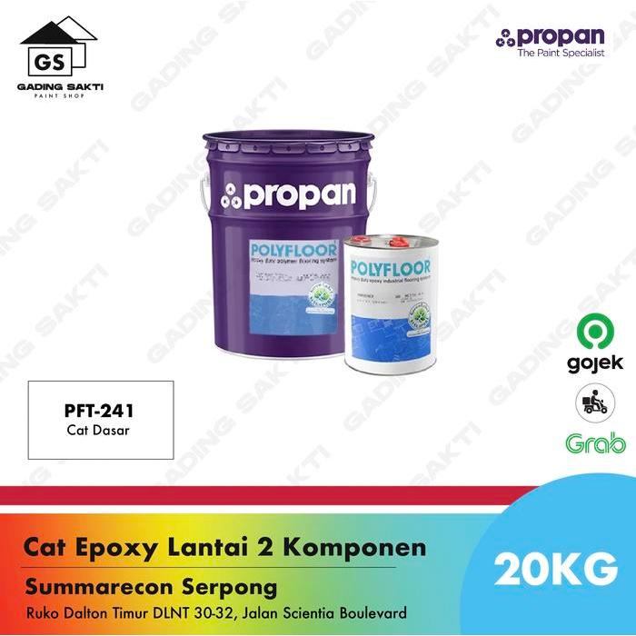 Propan Polyfloor PFP 241 / Cat Dasar Epoxy Lantai 20Kg Set