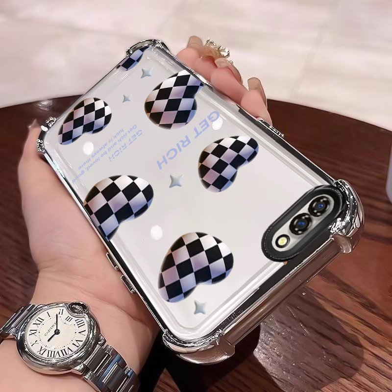 Casing Hp Untuk OPPO A5 A3s A12E Realme C1 Case Casing HP Softcase Ponsel Soft Shell dengan Empat su