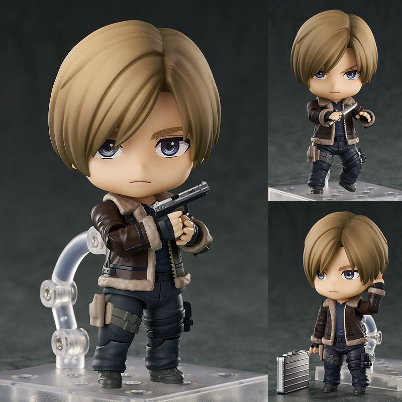 Leon Scott Kennedy Figure 10cm Q Version Cute PVC Action Figure Amine Birthday Gift Collectible