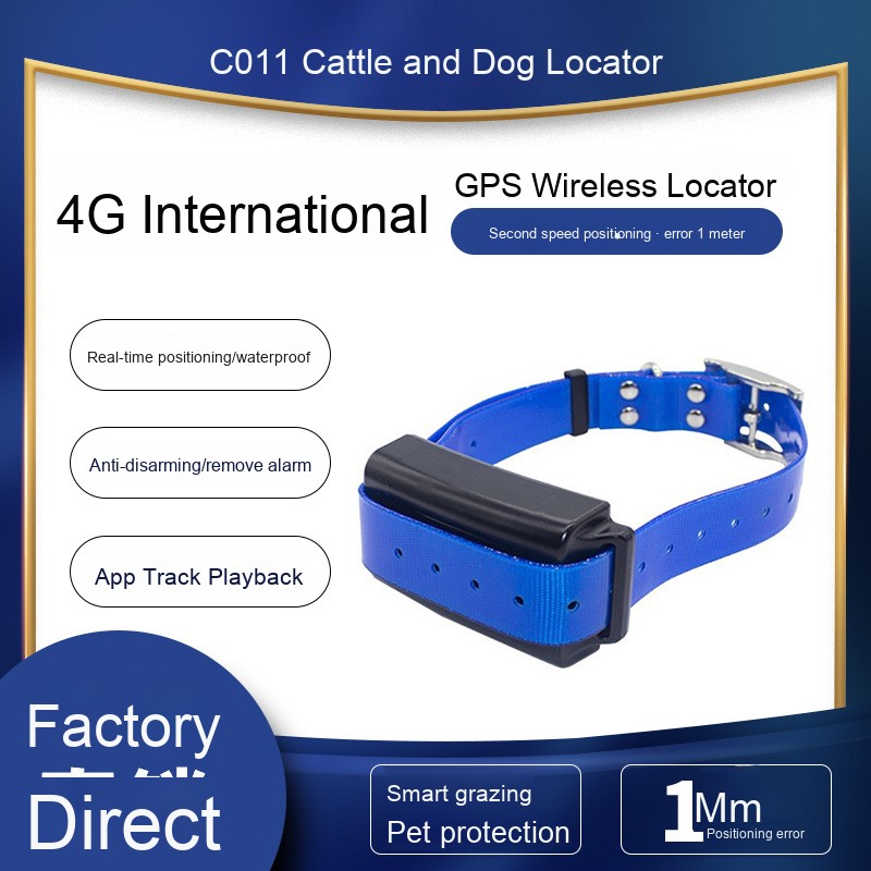 DISKON FAVOURIE Cat and Hunting Dog GPS Collar 3000 Mah Pet Tracker Hound Trainer IP68 Waterproof Lo