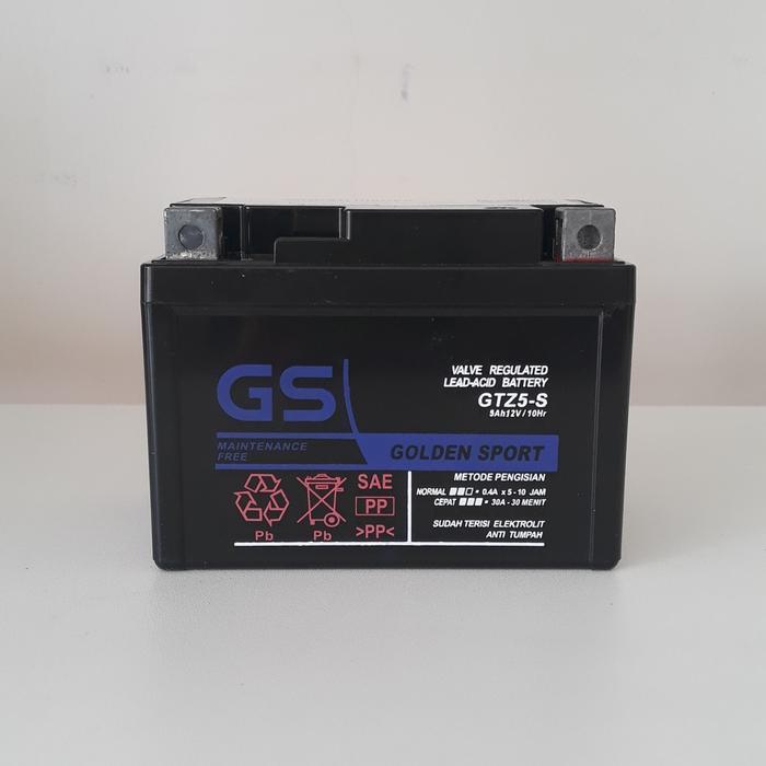 Aki / Accu Motor Beat, skywave, skydrive, spin, GS GTZ5S Aki Kering