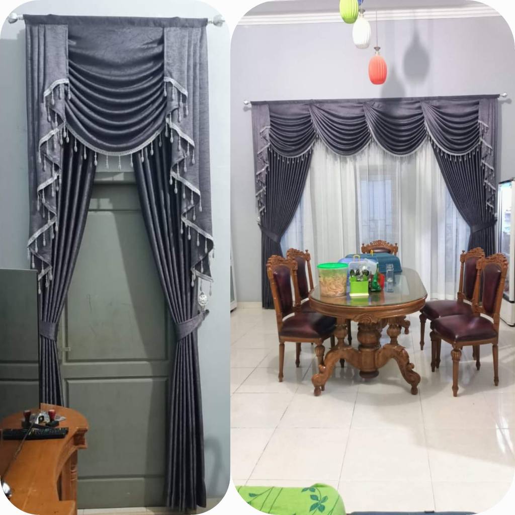 gorden poni satu set gorden mewah poni gelombang gorden erofa  gorden sultan