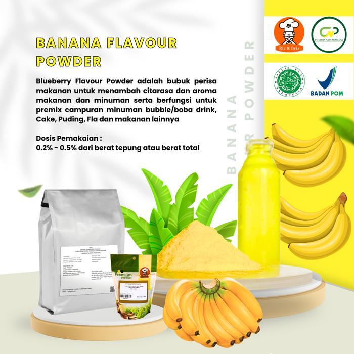 BANANA FLAVOUR POWDER / PERISA BUBUK PISANG / PERASA PISANG FLAVOR