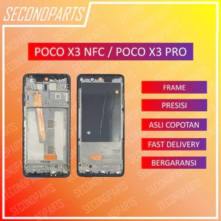 FRAME RANGKA TULANG LCD POCO X3 NFC / X3 PRO ORIGINAL COPOTAN