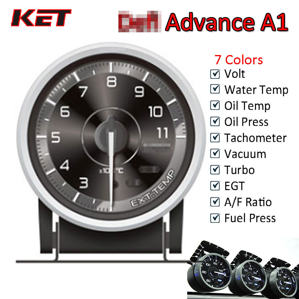 Defi Advance A1 60mm Defi Gauge Water Temp Gauge Oil Temp Gauge Turbo Boost Gauge Ext Temp Gauge Oil