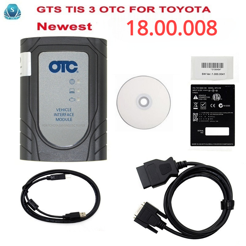 Newest GTS TIS 3 OTC scanner For Toyoya IT2 Latest V18.00.008 For Toyota IT3 GTS OTC Scanner Auto Di