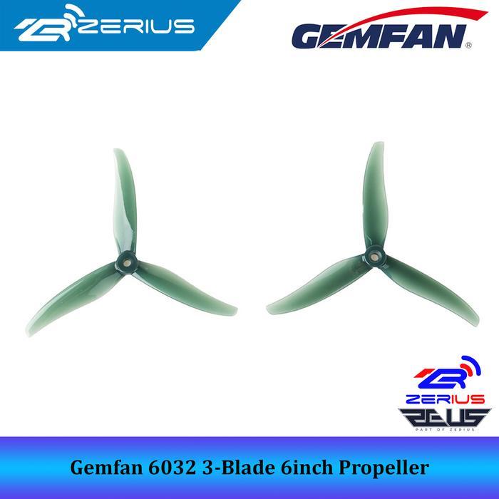 GEMFAN FREESTYLE 6032 3-BLADE 6INCH FOR FREESTYLE FPV DRONE PROPELLER