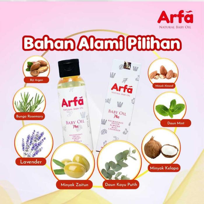 Arfa Natural Baby Oil - Membantu Melegakan Batuk Pilek Bayi & Anak