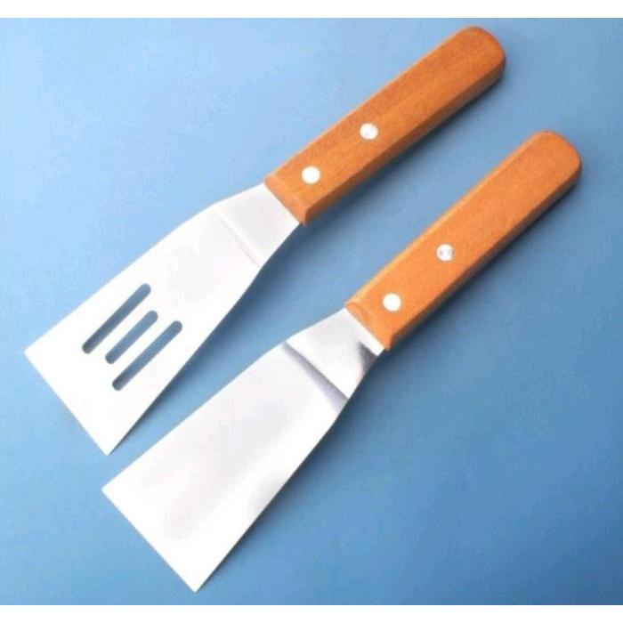 Lisse Shovel Spatula Sutil Kape Martabak Pizza Steak Frying Teppanyaki