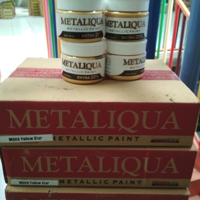 METALIQUA GOLD CAT DEKORASI WATER BASE 100 CC