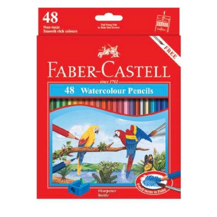 Watercolor Pencil Set 48 Warna Faber Castell