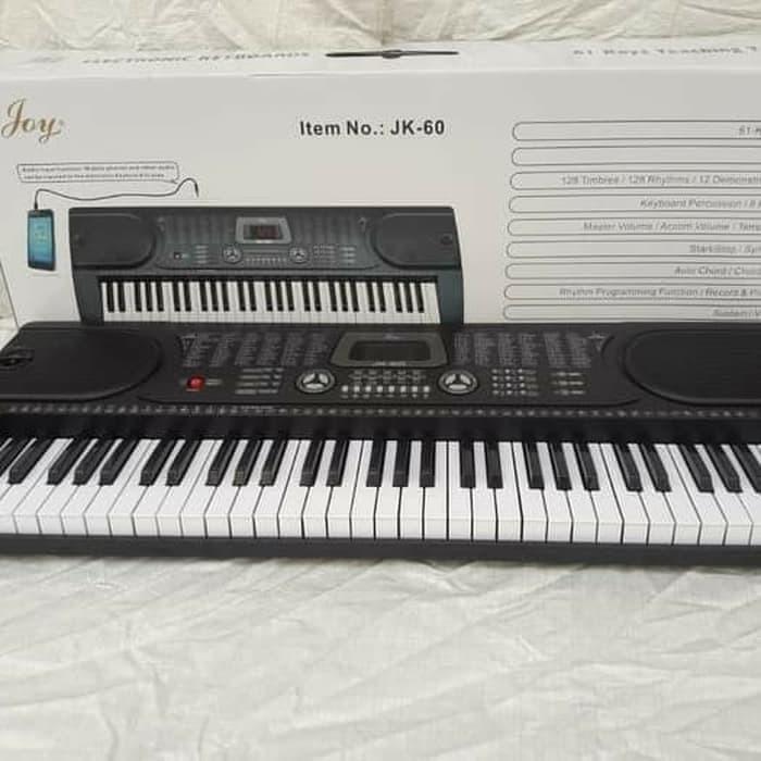 KEYBOARD PIANO ORGAN JOY JK 60 UNTUK PEMULA MURAH GROSIR 100% ORIGINAL
